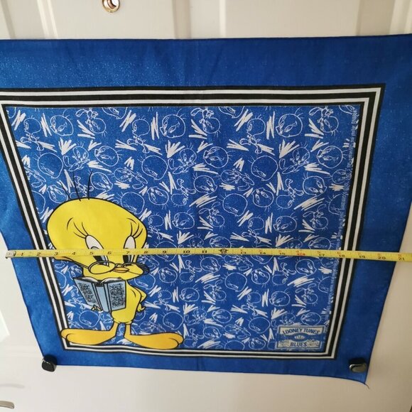 Tweety Bird Looney Tunes Bandana 1997, Vintage Nostalgia Cartoon Characters - Picture 8 of 9